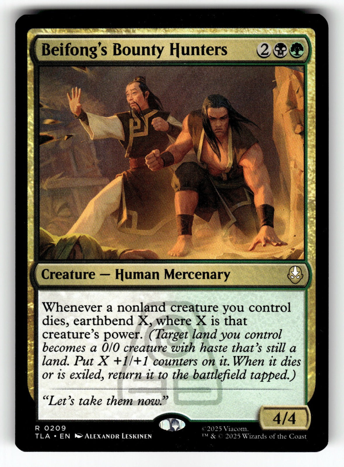 Beifong's Bounty Hunters – 209 TLA: Avatar: The Last Airbender R NM