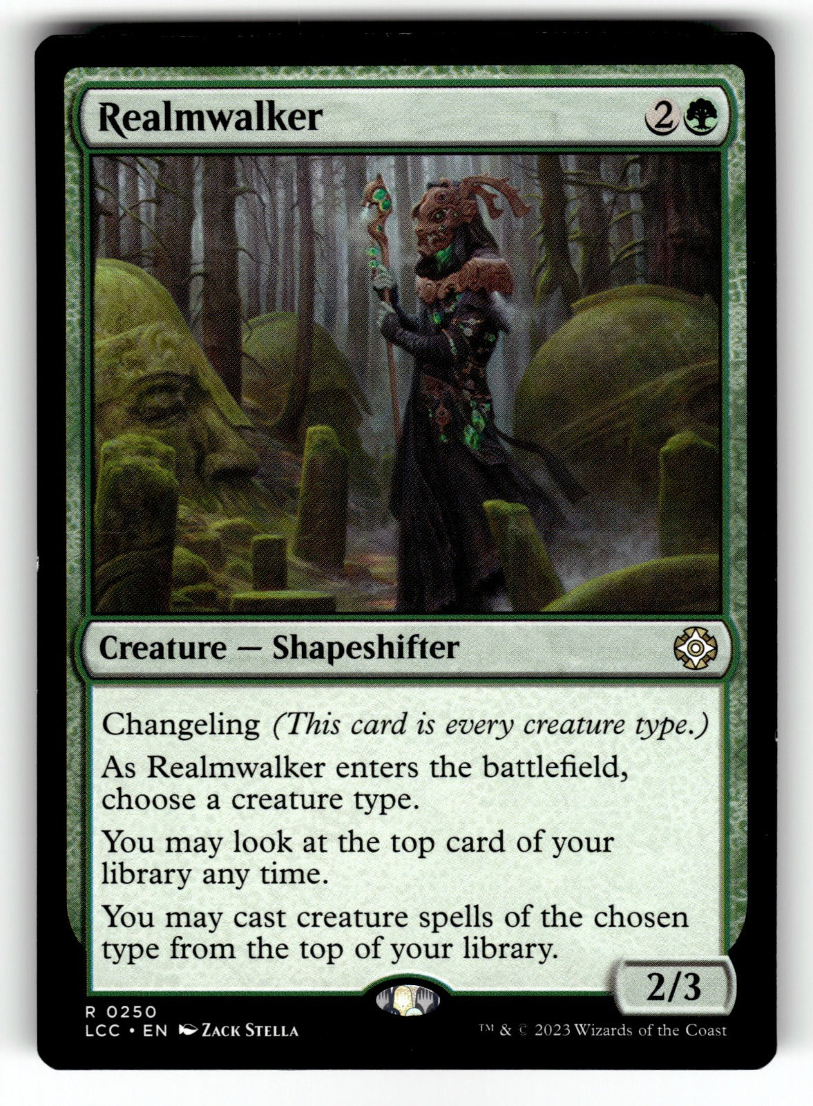 Realmwalker – 250 LCC: Commander: The Lost Caverns of Ixalan R NM