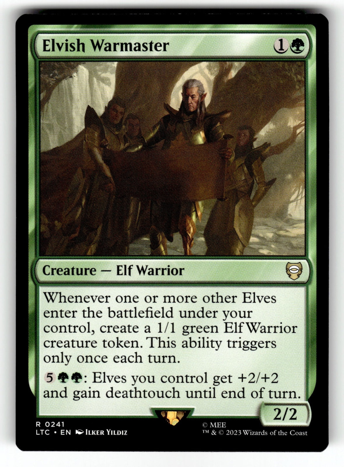 Elvish Warmaster – 241 LTC: Commander: The Lord of the Rings: Tales of Middle-earth R LP
