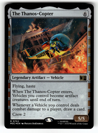 The Thanos-Copter – 753 MSC: Commander: Marvel Super Heroes R Foil NM
