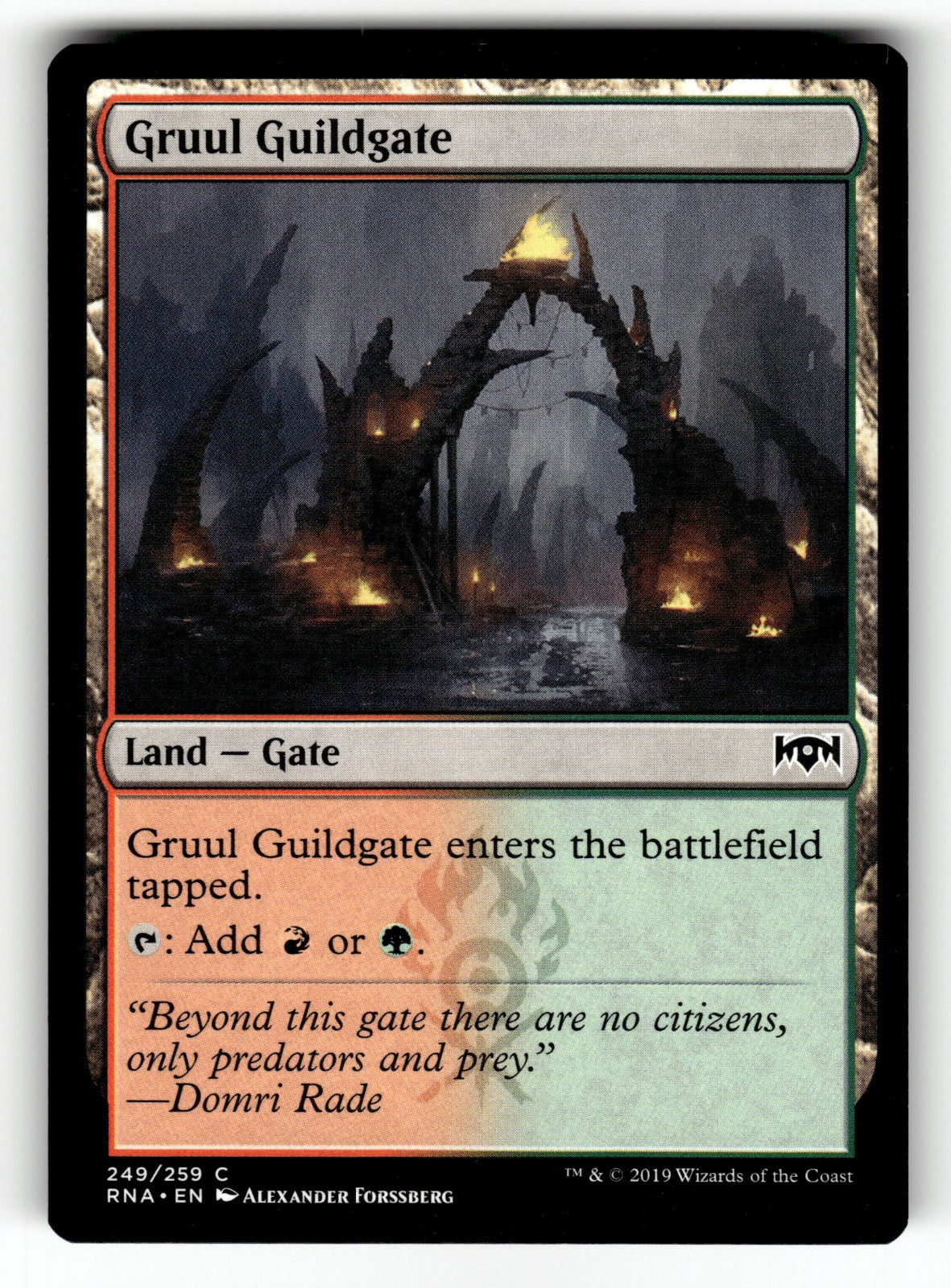 Gruul Guildgate – 249 RNA: Ravnica Allegiance C LP