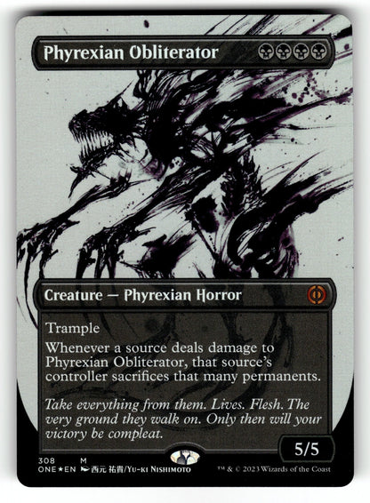 Phyrexian Obliterator (Showcase) – 308 ONE: Phyrexia: All Will Be One M Foil LP