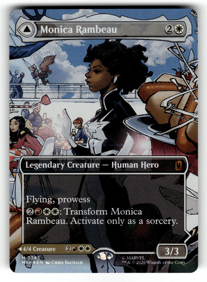Monica Rambeau (Borderless) – 345 MSH: Marvel Super Heroes M Foil NM