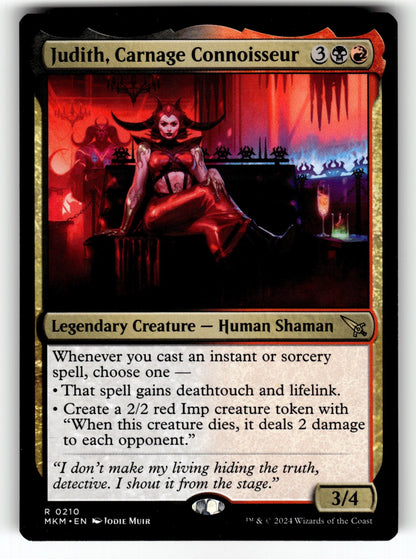 Judith, Carnage Connoisseur – 210 MKM: Murders at Karlov Manor R LP