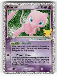 Mew ex – 88/92 CCC: Celebrations: Classic Collection Classic Collection Holo NM