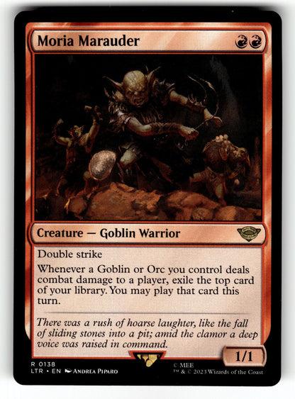 Moria Marauder – 138 LTR: Universes Beyond: The Lord of the Rings: Tales of Middle-earth R NM