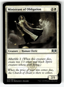 Ministrant of Obligation – 16 RNA: Ravnica Allegiance U NM