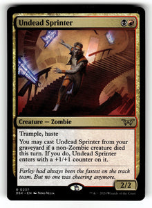 Undead Sprinter – 237 DSK: Duskmourn: House of Horror R NM