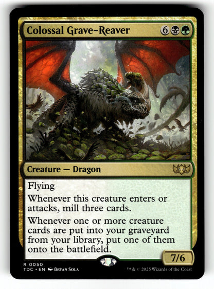 Colossal Grave-Reaver – 50 TDC: Commander: Tarkir: Dragonstorm R NM