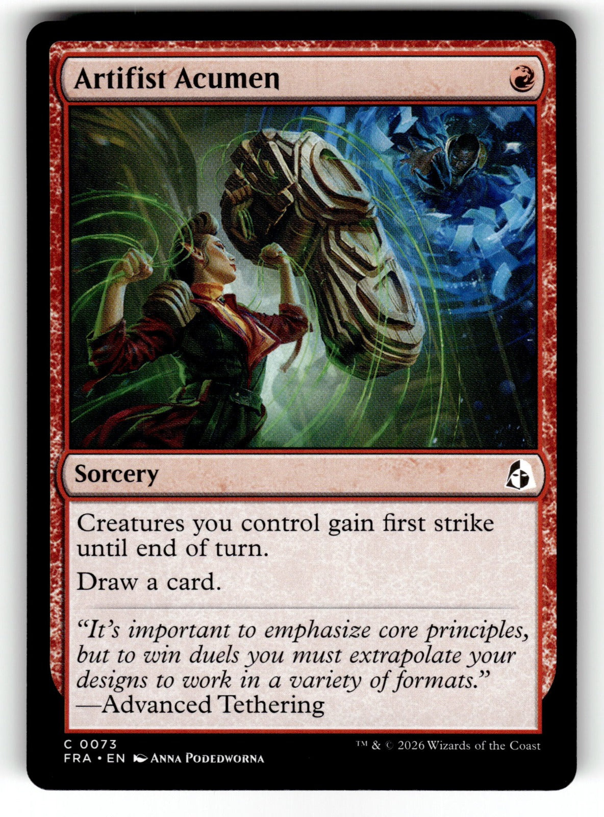 Artifist Acumen – 73 FRA: Reality Fracture C NM
