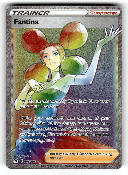 Fantina (Secret) – 206/196 SWSH11: SWSH11: Lost Origin Secret Rare Holo NM