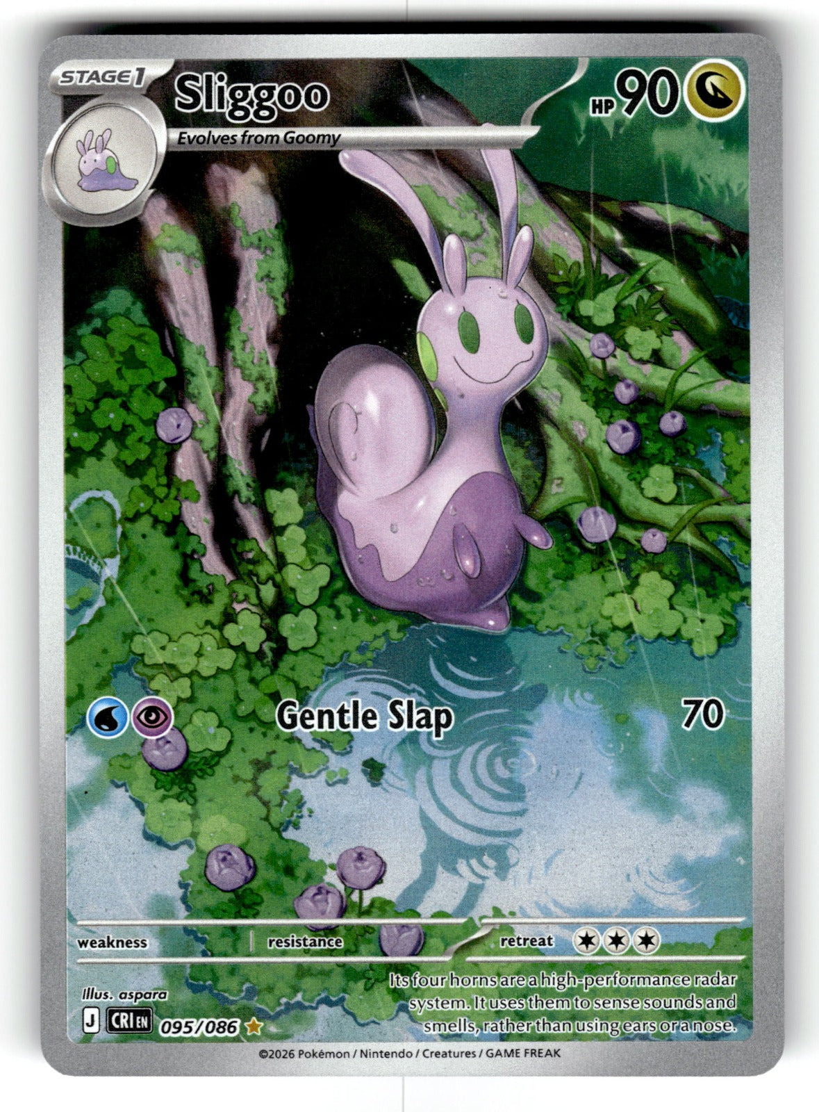 Sliggoo – 095/086 CRI: ME04: Chaos Rising Illustration Rare Holo NM