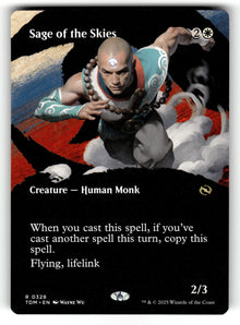 Sage of the Skies (Borderless) – 328 TDM: Tarkir: Dragonstorm R NM