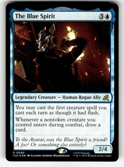The Blue Spirit – 90 TLE: Avatar: The Last Airbender: Eternal-Legal R Foil NM