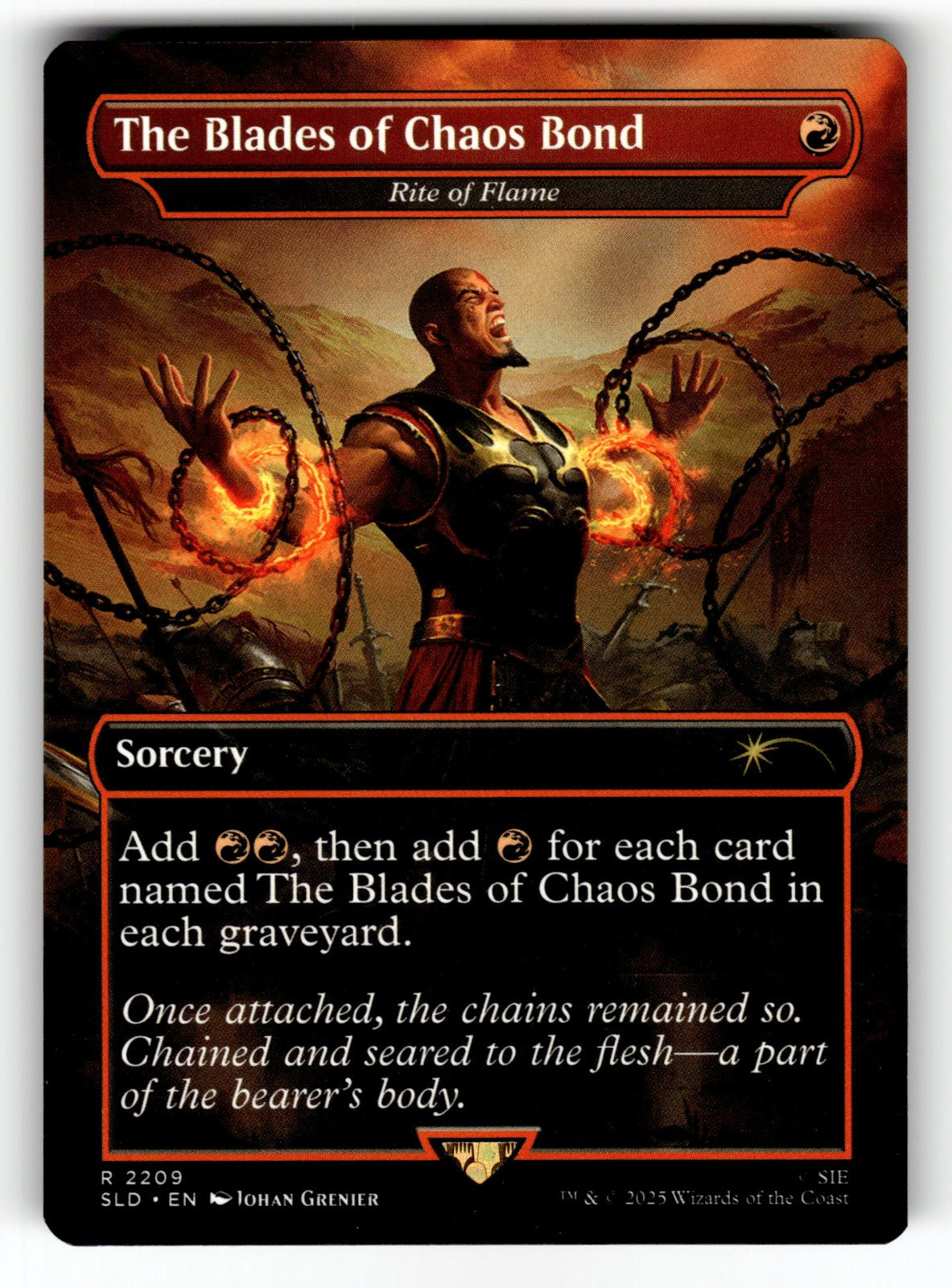 The Blades of Chaos Bond - Rite of Flame – 2209 SLD: Secret Lair Drop Series R NM
