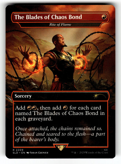 The Blades of Chaos Bond - Rite of Flame – 2209 SLD: Secret Lair Drop Series R NM