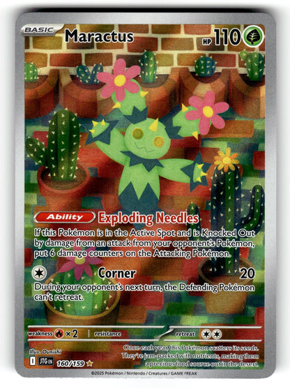 Maractus – 160/159 JTG: SV09: Journey Together Illustration Rare HoloNM