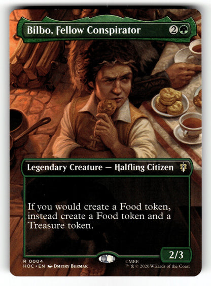 Bilbo, Fellow Conspirator (Borderless) – 4 HOC: The Hobbit: Eternal-Legal R NM