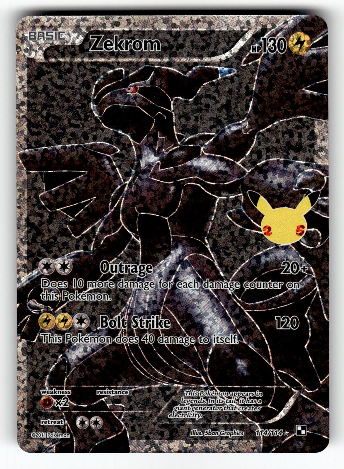 Zekrom – 114/114 CCC: Celebrations: Classic Collection Classic Collection Holo NM