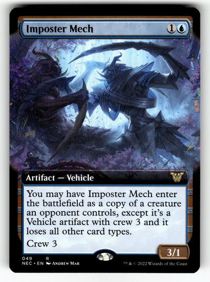 Imposter Mech (Extended Art) – 49 NEC: Commander: Kamigawa: Neon Dynasty R NM