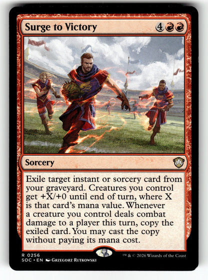 Surge to Victory – 256 SOC: Commander: Secrets of Strixhaven R NM