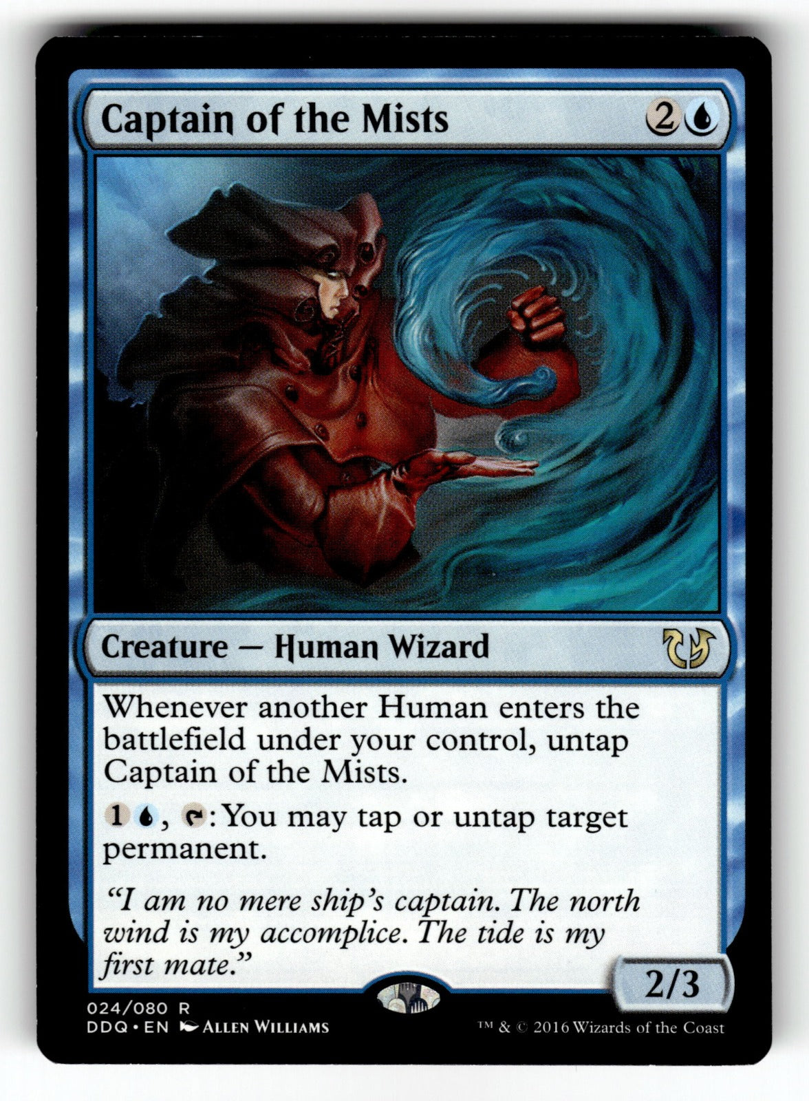 Captain of the Mists – 24 DDQ: Duel Decks: Blessed vs. Cursed R LP