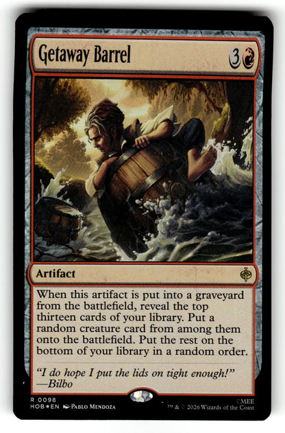 Getaway Barrel – 98 HOB: The Hobbit R Foil LP