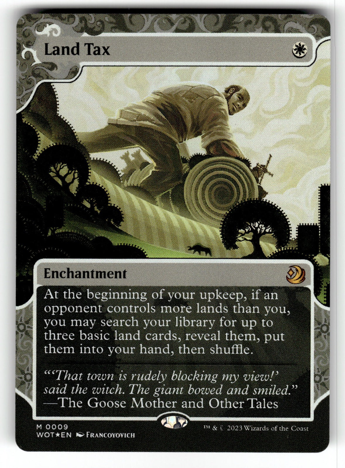 Land Tax – 9 WOT: Wilds of Eldraine: Enchanting Tales M Foil NM