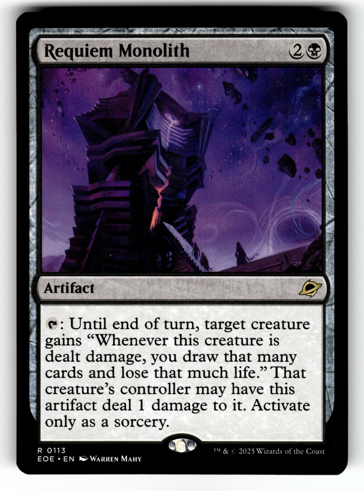 Requiem Monolith – 113 EOE: Edge of Eternities R NM