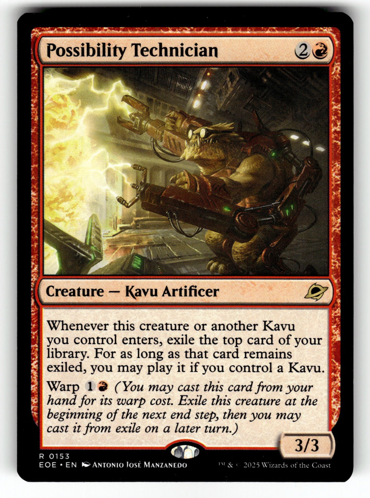 Possibility Technician – 153 EOE: Edge of Eternities R NM