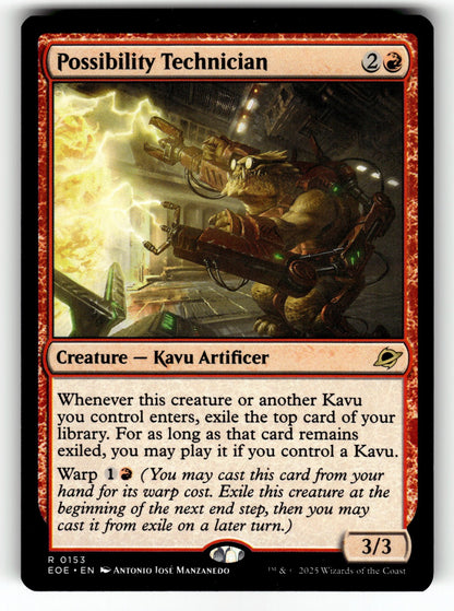 Possibility Technician – 153 EOE: Edge of Eternities R NM