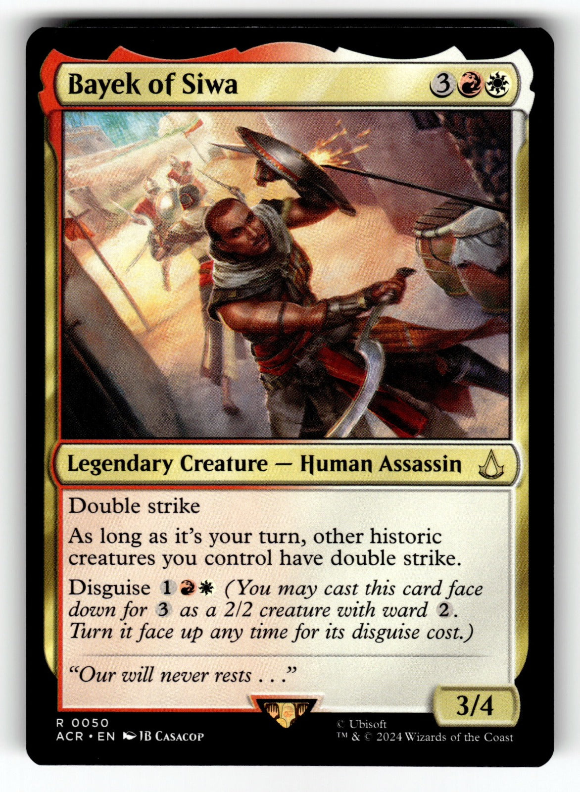 Bayek of Siwa – 50 ACR: Universes Beyond: Assassin's Creed R NM