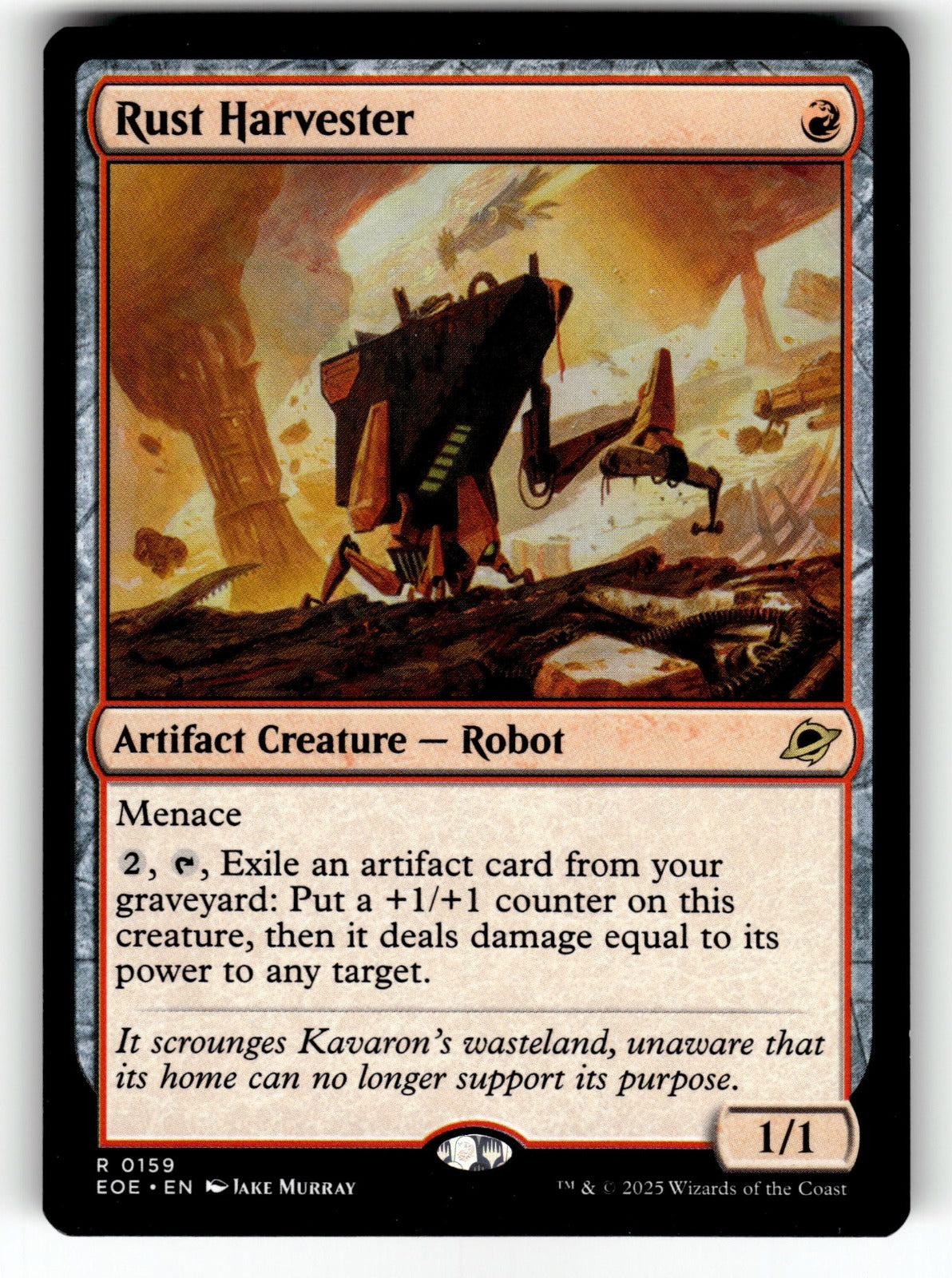 Rust Harvester – 159 EOE: Edge of Eternities R NM