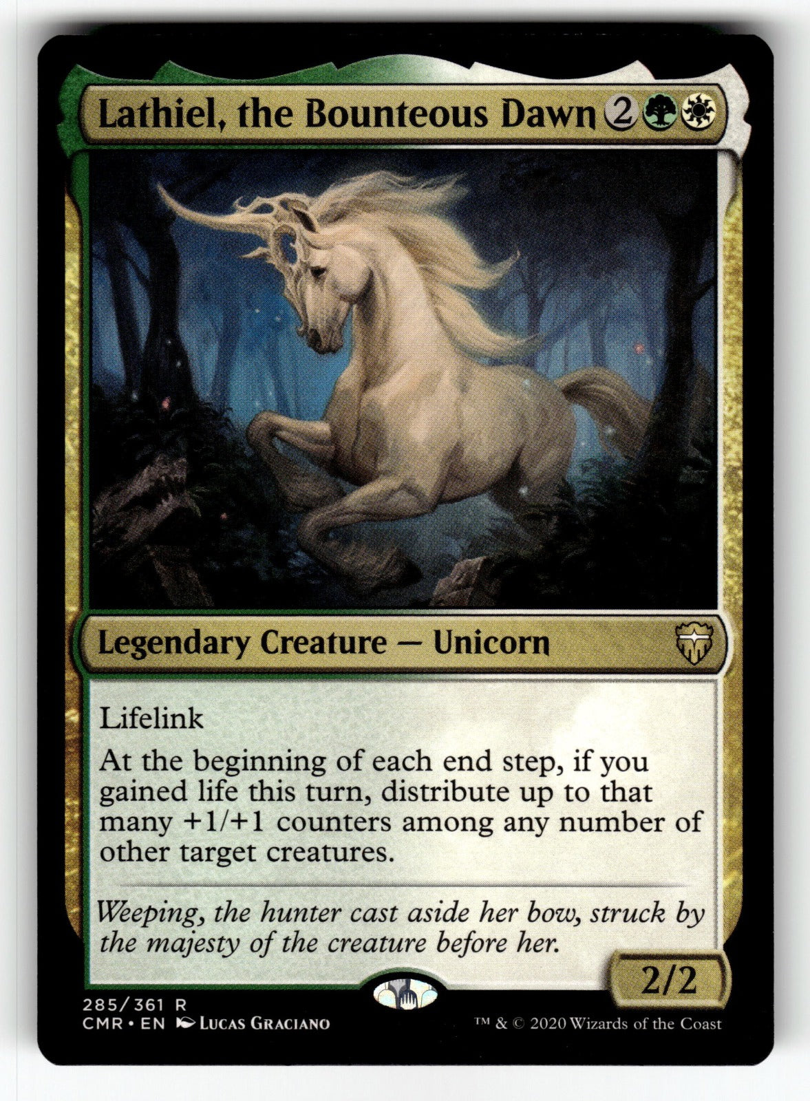 Lathiel, the Bounteous Dawn – 285 CMR: Commander Legends R NM