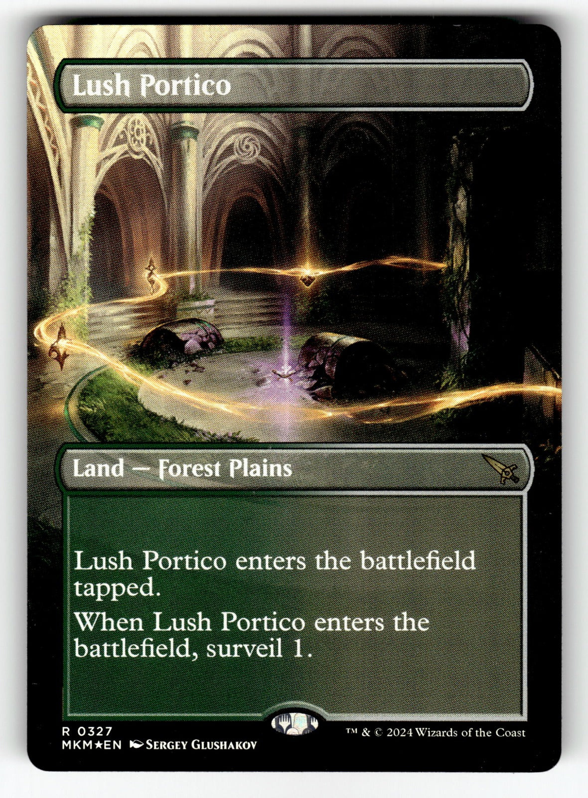 Lush Portico (Borderless) – 327 MKM: Murders at Karlov Manor R Foil NM