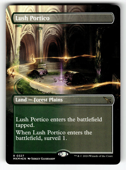 Lush Portico (Borderless) – 327 MKM: Murders at Karlov Manor R Foil NM