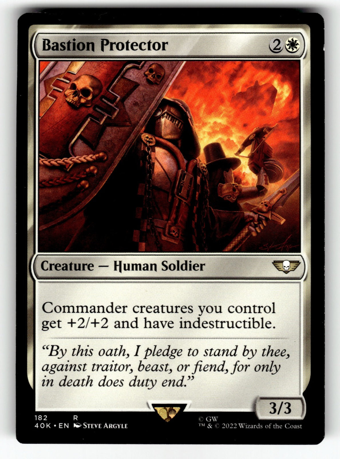 Bastion Protector – 182 40K: Universes Beyond: Warhammer 40,000 R NM