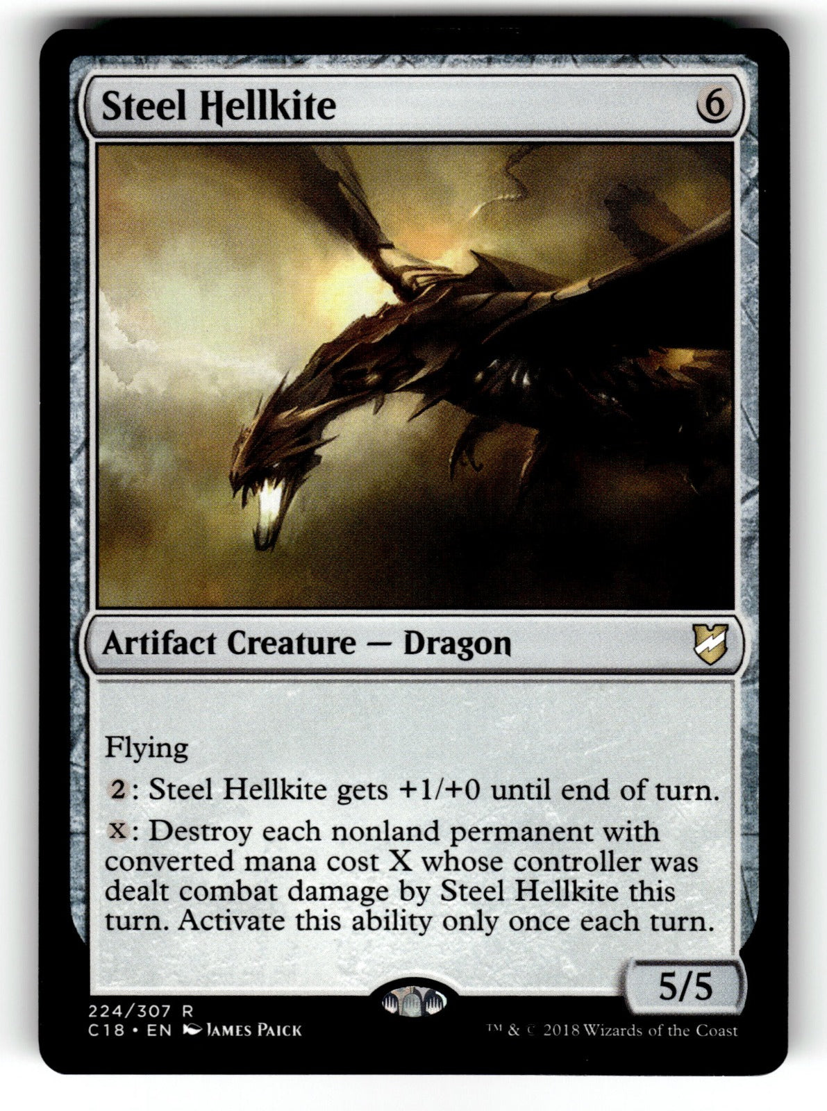 Steel Hellkite – 224 C18: Commander 2018 R LP