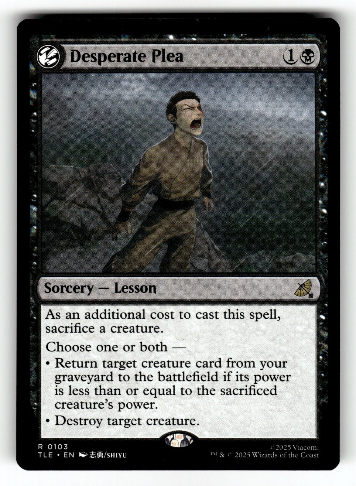 Desperate Plea – 103 TLE: Avatar: The Last Airbender: Eternal-Legal R NM