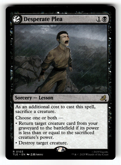 Desperate Plea – 103 TLE: Avatar: The Last Airbender: Eternal-Legal R NM