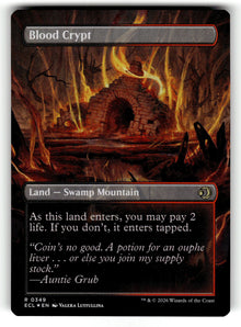 Blood Crypt (Borderless) – 349 ECL: Lorwyn Eclipsed R Foil NM