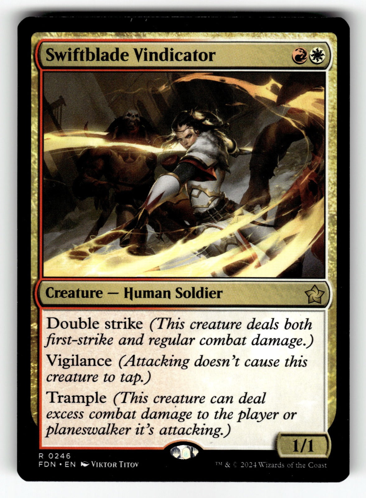 Swiftblade Vindicator – 246 FDN: Foundations R NM