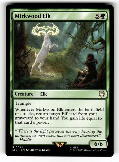 Mirkwood Elk – 41 LTC: Commander: The Lord of the Rings: Tales of Middle-earth R NM