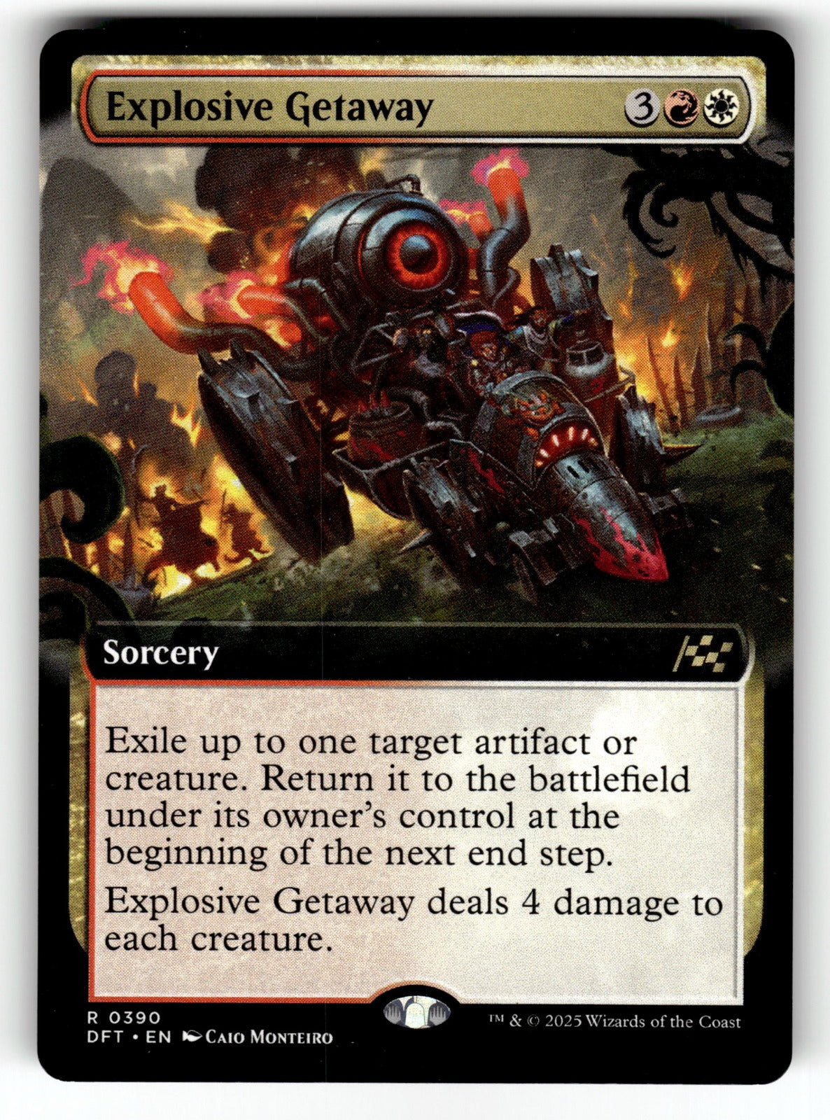 Explosive Getaway (Extended Art) – 390 DFT: Aetherdrift R NM
