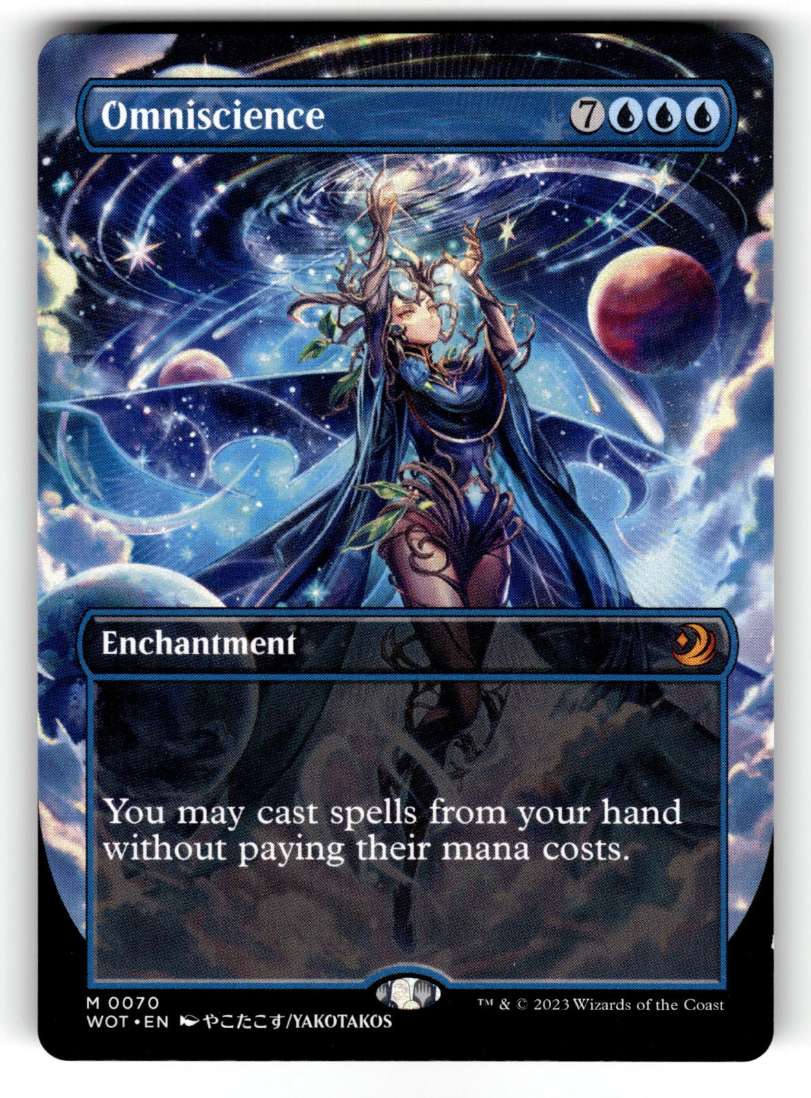 Omniscience (Anime Borderless) – 70 WOT: Wilds of Eldraine: Enchanting Tales M NM