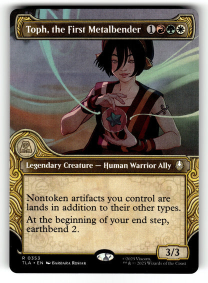 Toph, the First Metalbender (Showcase) – 353 TLA: Avatar: The Last Airbender R NM