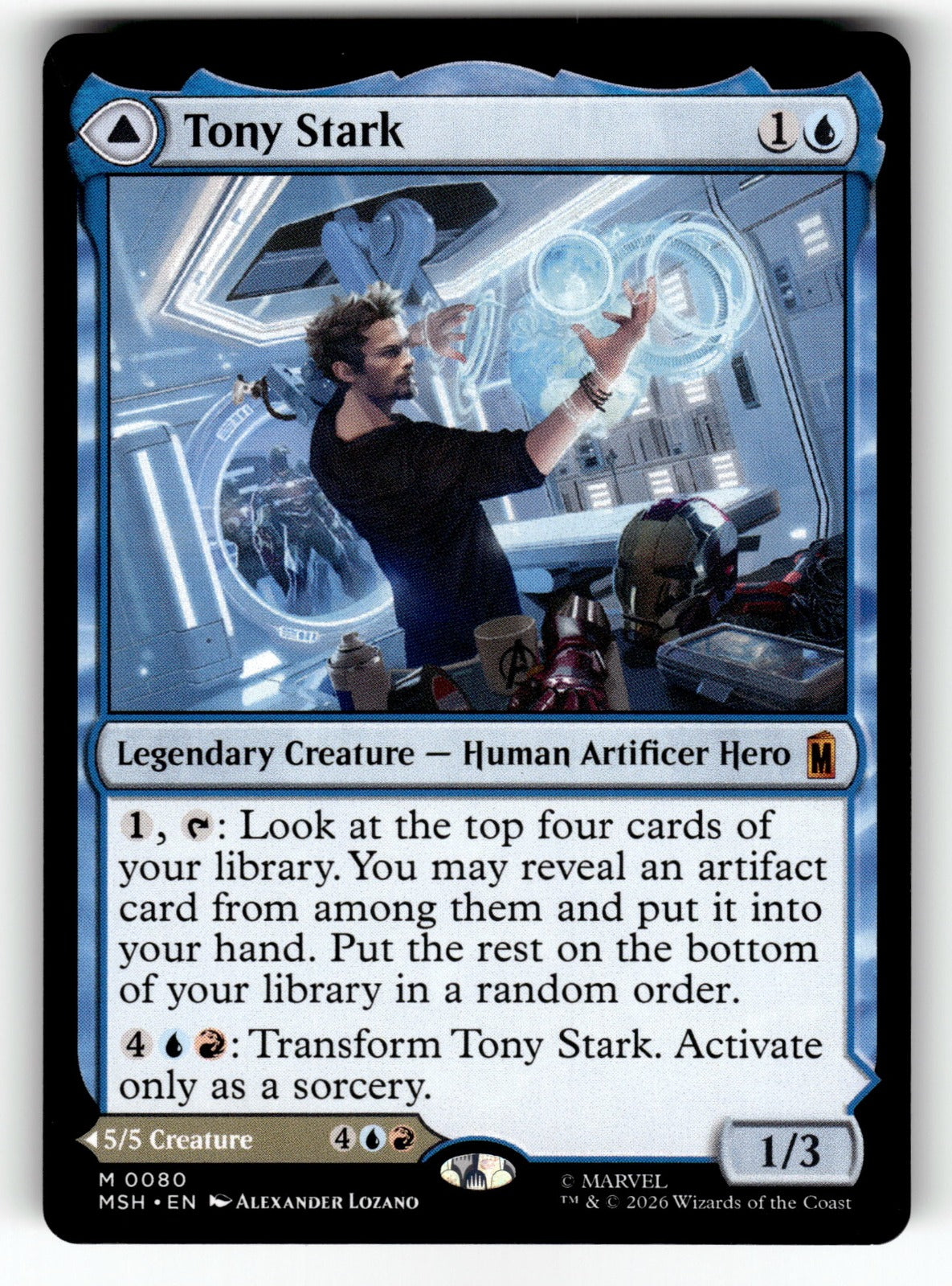 Tony Stark – 80 MSH: Marvel Super Heroes M NM