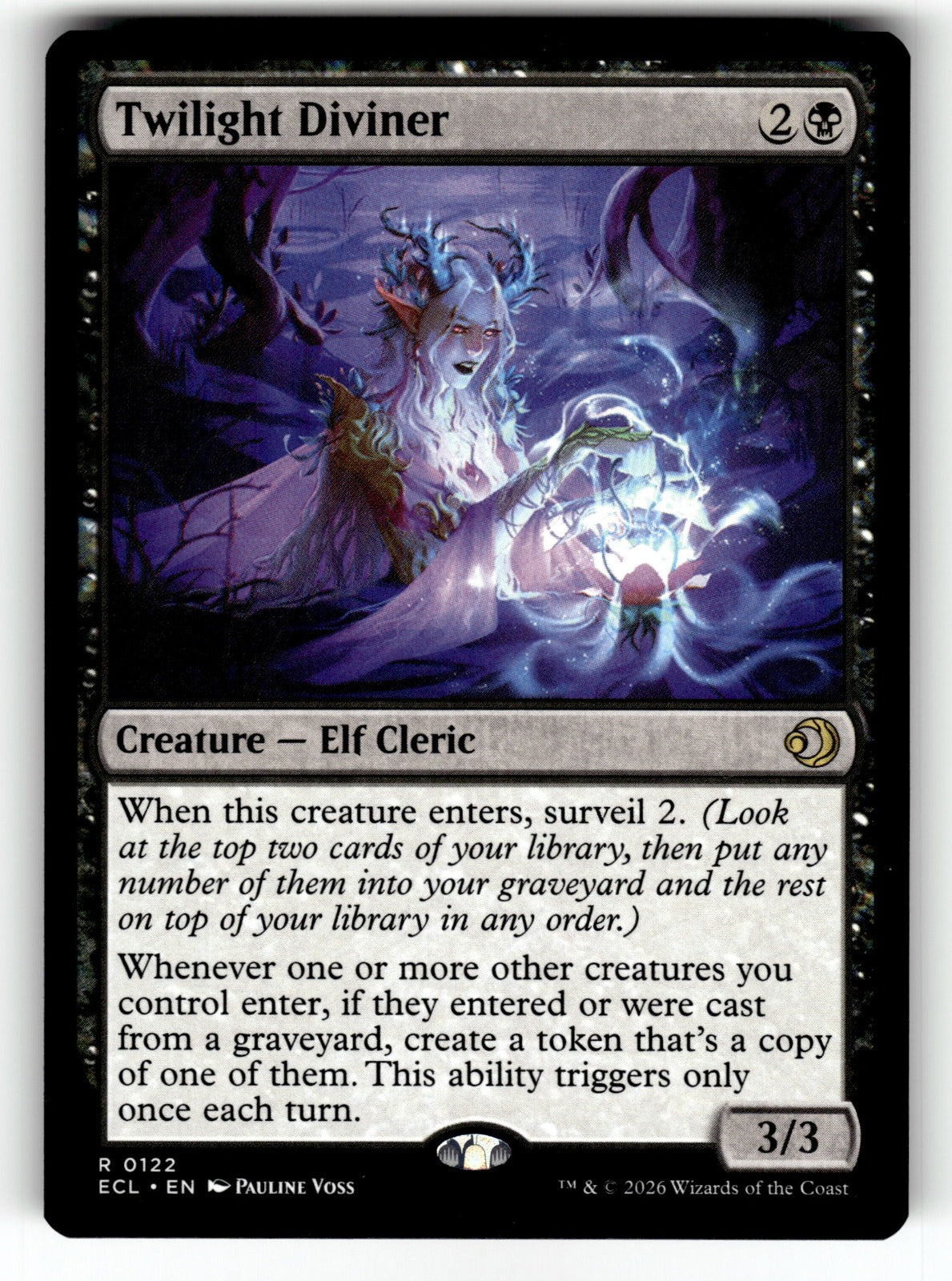 Twilight Diviner – 122 ECL: Lorwyn Eclipsed R NM