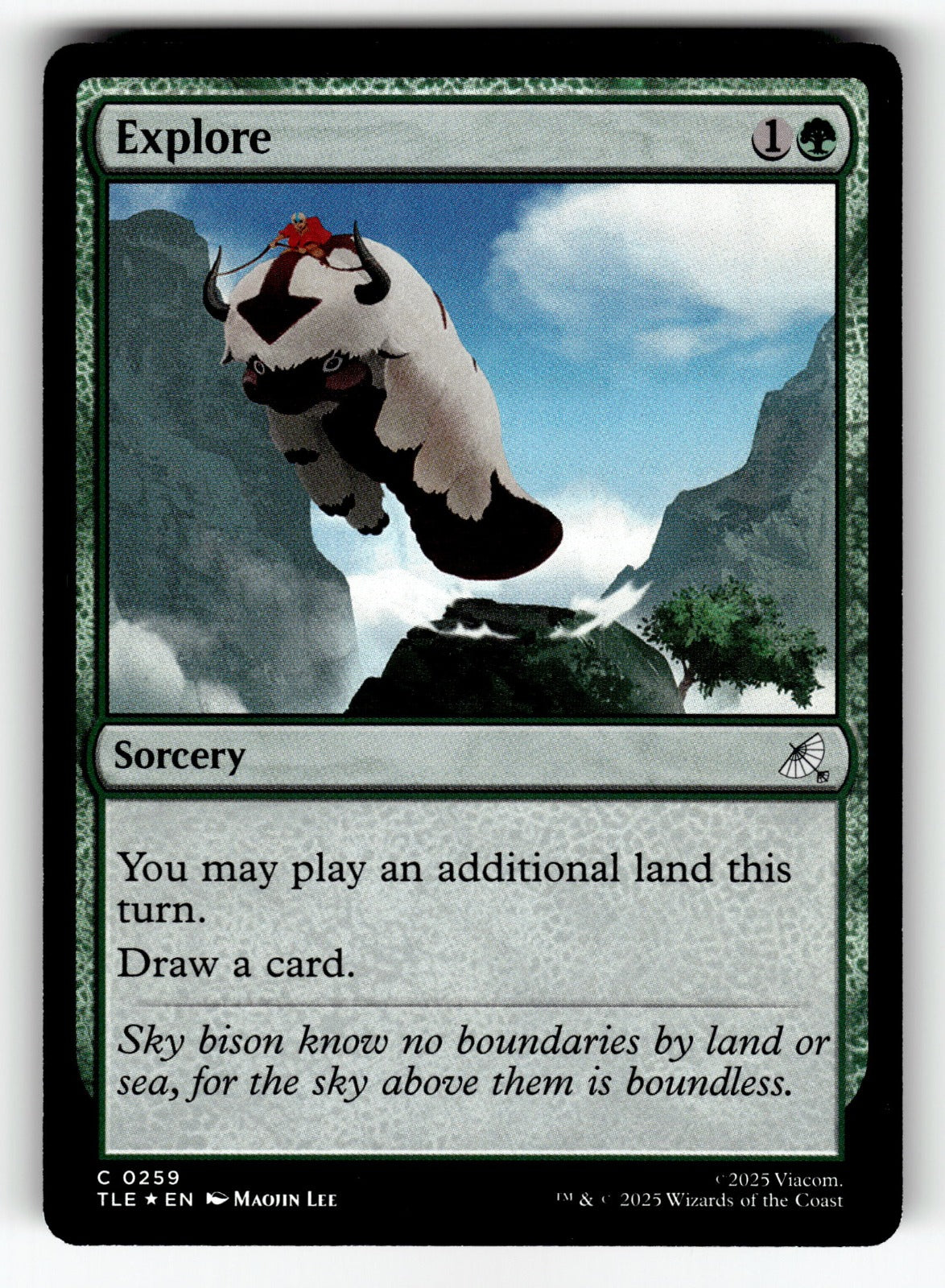 Explore – 259 TLE: Avatar: The Last Airbender: Eternal-Legal C Foil NM