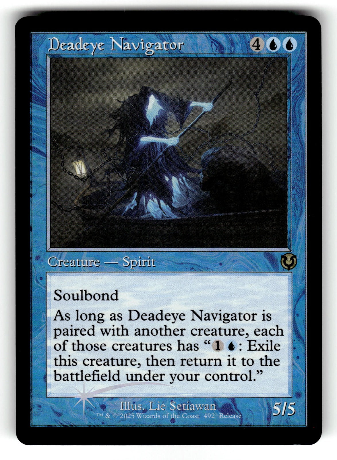 Deadeye Navigator (Retro Frame) – 492 LARP: Launch Party & Release Event Promos P Foil NM